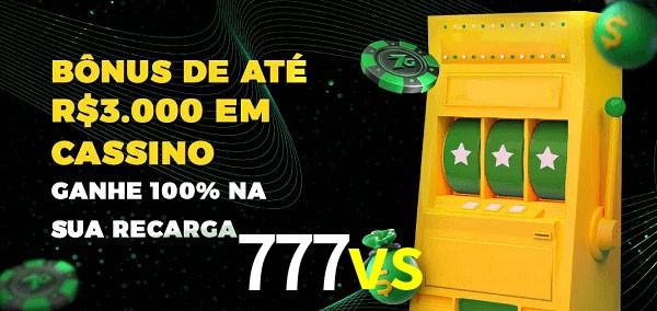 777vs melhor bônus de depósito